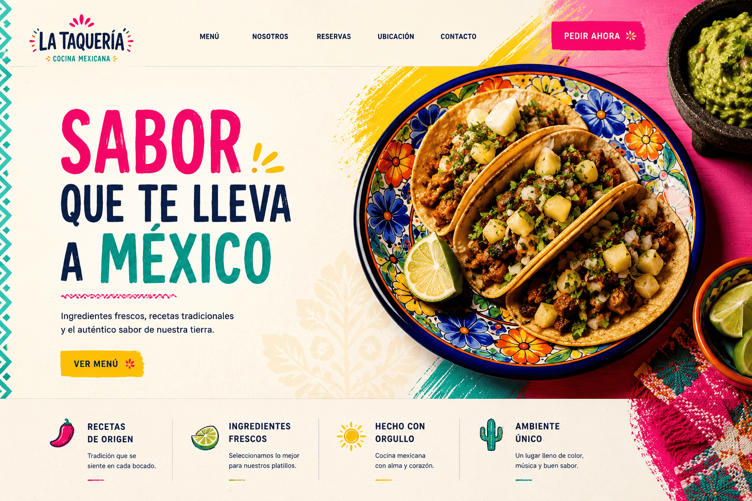 Taqueria diseño web